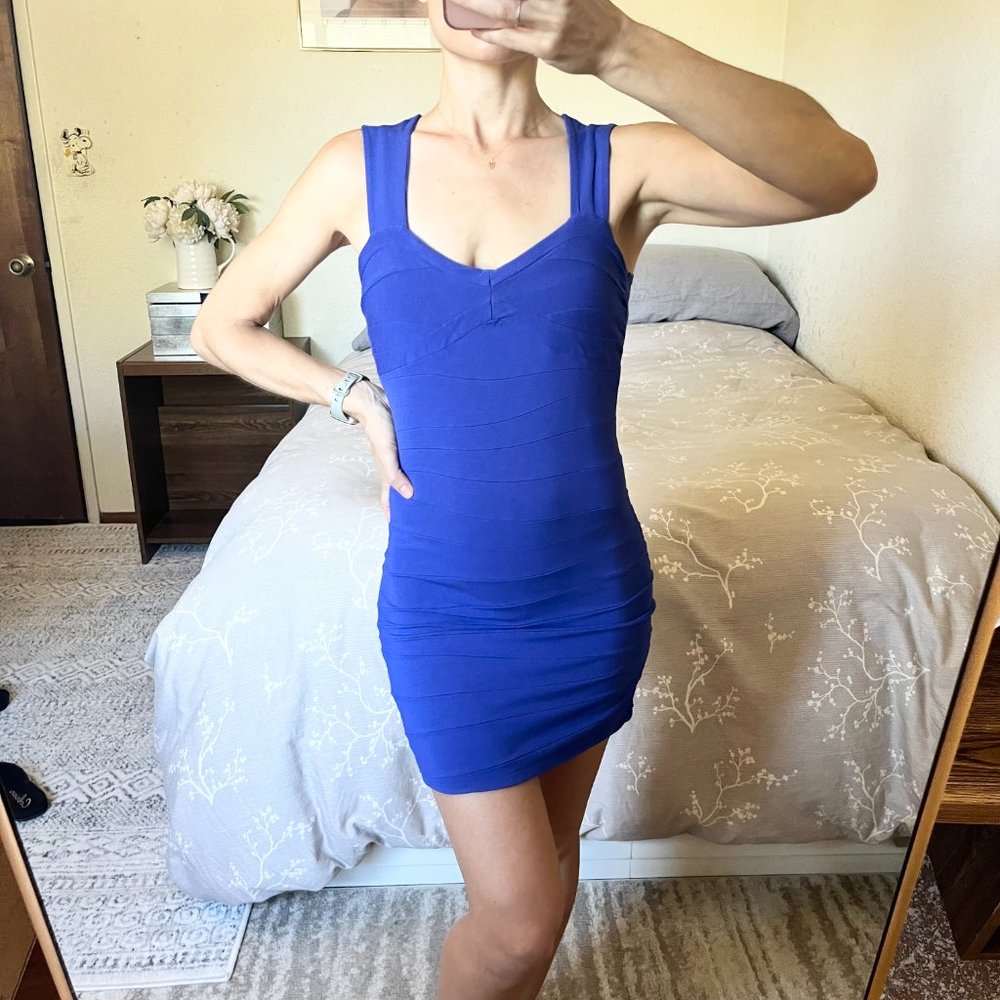Soprano Bodycon Dress in Blue | Medium
